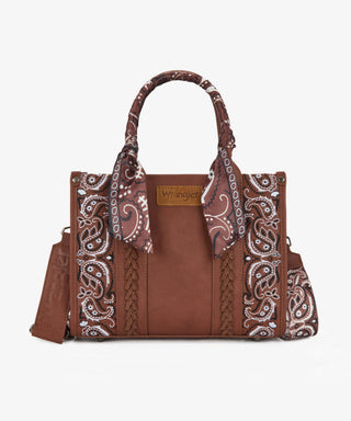 Wrangler Western Desert Paisley Tote Bag