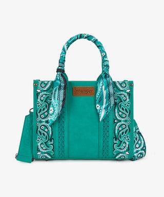 Wrangler Western Desert Paisley Tote Bag