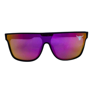 Poderoso Black frame purple lens
